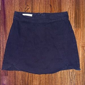 PACSUN Black Jean Skirt